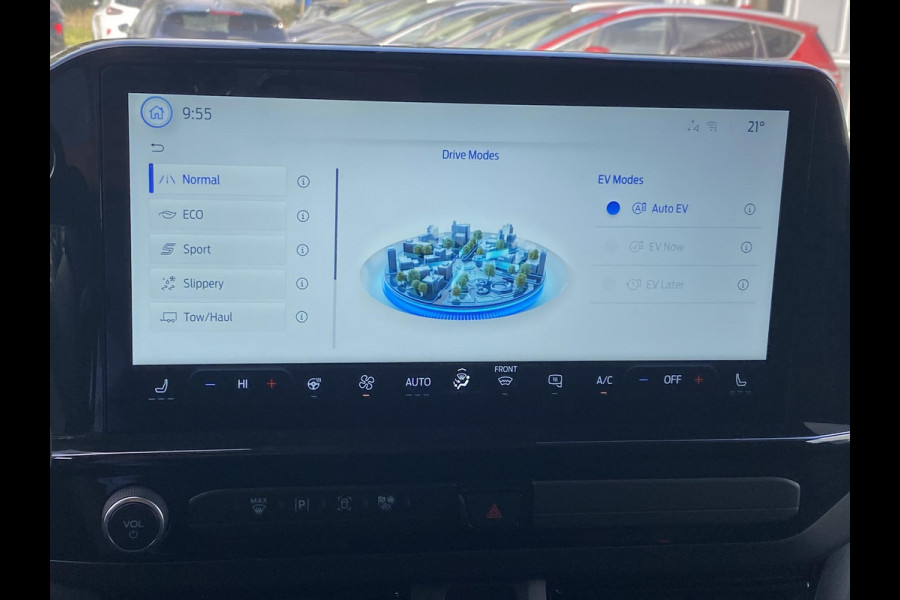 Ford Transit Custom 320 2.5 PHEV L2H1 Sport DC Zuid | 233pk | Dubbele Cabine | Dubbele zijschuifdeur | Inklapbare trekhaak | 19 inch lichtmetalen Sport velgen (mat zwart) | Verwarmbaar stuurwiel | Navigatie systeem