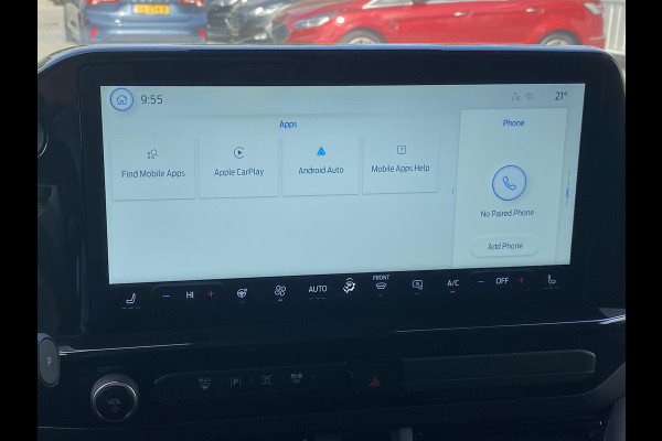 Ford Transit Custom 320 2.5 PHEV L2H1 Sport DC Zuid | 233pk | Dubbele Cabine | Dubbele zijschuifdeur | Inklapbare trekhaak | 19 inch lichtmetalen Sport velgen (mat zwart) | Verwarmbaar stuurwiel | Navigatie systeem