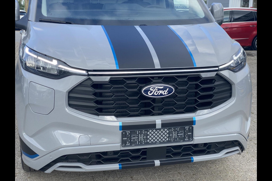 Ford Transit Custom 320 2.5 PHEV L2H1 Sport Zuid | 233pk | Inklapbare trekhaak | 19 inch lichtmetalen Sport velgen (mat zwart) | Verwarmbaar stuurwiel  | Navigatie systeem | B&O speakers