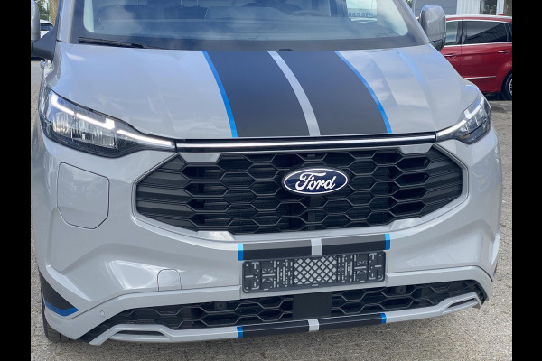 Ford Transit Custom 320 2.5 PHEV L2H1 Sport Zuid | 233pk | Inklapbare trekhaak | 19 inch lichtmetalen Sport velgen (mat zwart) | Verwarmbaar stuurwiel  | Navigatie systeem | B&O speakers