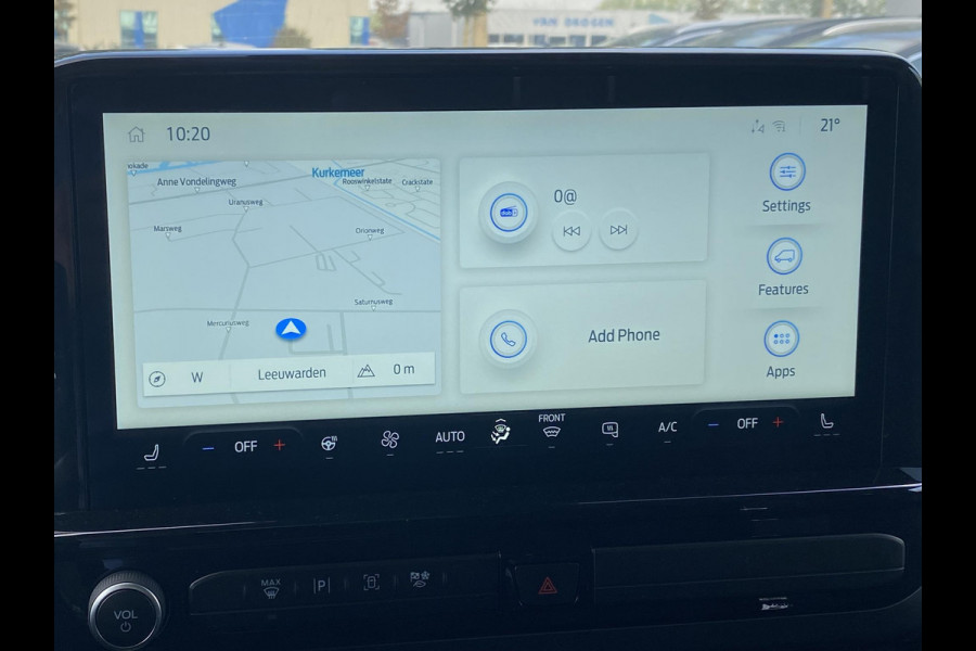 Ford Transit Custom 320 2.5 PHEV L2H1 Sport Zuid | 233pk | Inklapbare trekhaak | 19 inch lichtmetalen Sport velgen (mat zwart) | Verwarmbaar stuurwiel  | Navigatie systeem | B&O speakers