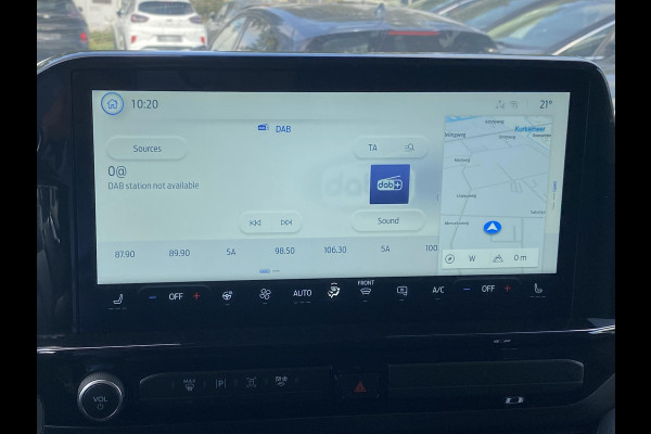 Ford Transit Custom 320 2.5 PHEV L2H1 Sport Zuid | 233pk | Inklapbare trekhaak | 19 inch lichtmetalen Sport velgen (mat zwart) | Verwarmbaar stuurwiel  | Navigatie systeem | B&O speakers