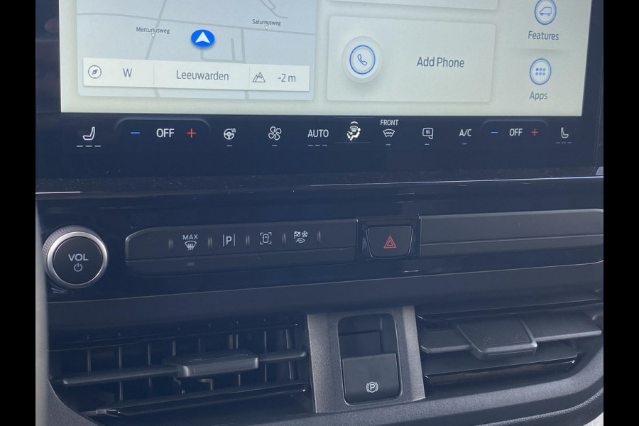 Ford Transit Custom 320 2.5 PHEV L2H1 Sport Zuid | 233pk | Inklapbare trekhaak | 19 inch lichtmetalen Sport velgen (mat zwart) | Verwarmbaar stuurwiel  | Navigatie systeem | B&O speakers