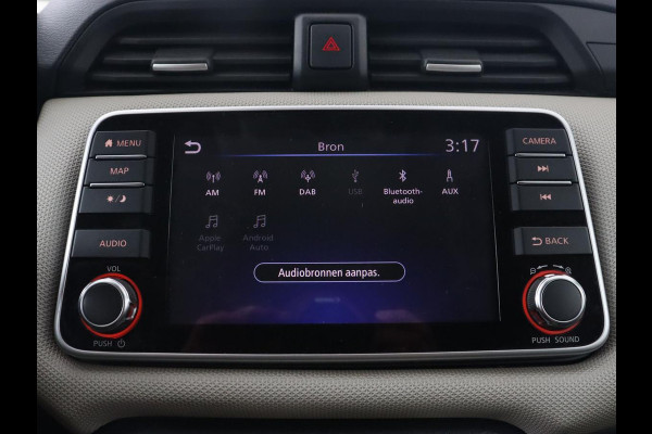 Nissan Micra 1.0 IG-T N-Connecta | Camera | Carplay | Navigatie | Cruise control | Airco | Bluetooth | Parkeerhulp