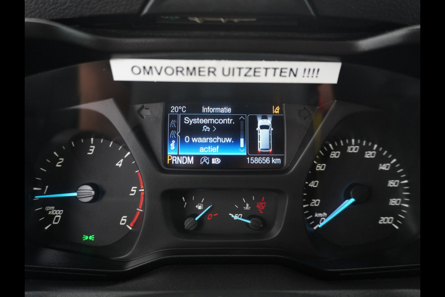 Ford Transit 350 2.0TDCI 170PK Automaat L3H2 3-Persoons Apple Carplay Android Auto Airco Navi Camera Pdc Cruise Control Aut.Verlichting Voorr Schuifdeur Wand-Vloerbekleding Trekhaak Voorbereiding 1e Eigenaar Euro 6 1.900KG Trekgewicht