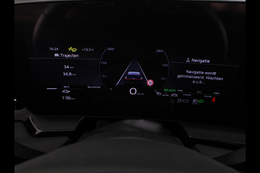 Audi Q6 e-tron Advanced edition e-tron perf 225kW/306pk 100Kwh Ha Tech Plus pakket, sportstoelen met leder, omgevingscamera's, adaptive cruisecontrol, verwarmbare voor en achterstoelen