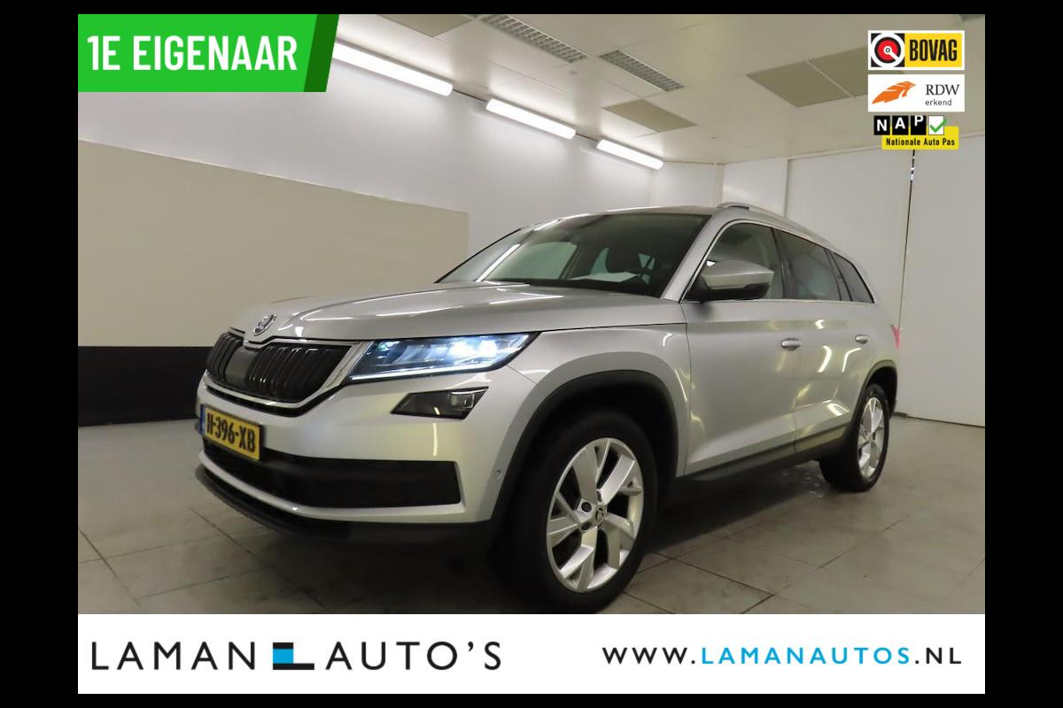 Škoda Kodiaq 1.5 TSI 150pk DSG Business Edition Plus Aut. | Panorama Open dak Virtual 360 Camera Leder/Alcantara CarPlay Columbus Canton ECC