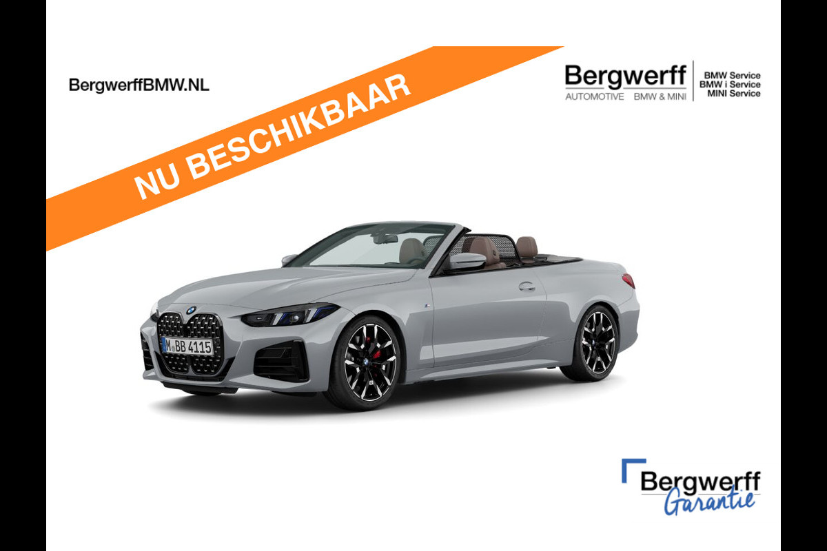 BMW 4 Serie Cabrio 430i xDrive M-Sport Pro - Widescreen - Camera - Hifi - Stoelverwarming BMW 4 Serie Cabrio 430i xDrive M-Sport Pro - Widescreen - Camera - Hifi - Stoelverwarming