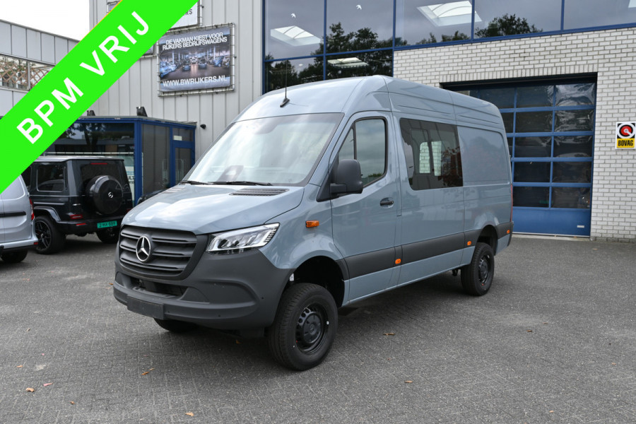 Mercedes-Benz Sprinter 319 CDI 4x4 L2H2 Pro Distronic, Draaistoelen, LED, Electrische schuifdeur