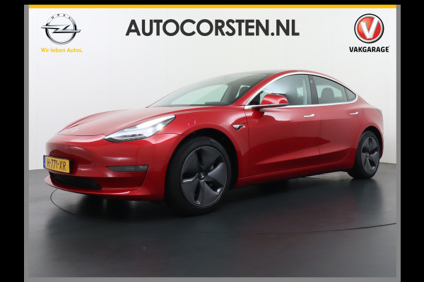 Tesla Model 3 Long Range AWD 75kWh 463PK **Trekhaak**  SOH 89% Lmv FSD-3 Computer Premium Audio AutoPilot Panoramadak Camera's Leer Adaptive-C 4WD Stoel en achterbank verwarming Elektr.Stoelen+Memory+Easy-Entry WiFi 1e Eigenaar Origineel Nederlandse Auto Garantie op Accu/Motor tot 29-06-2028/192.000km