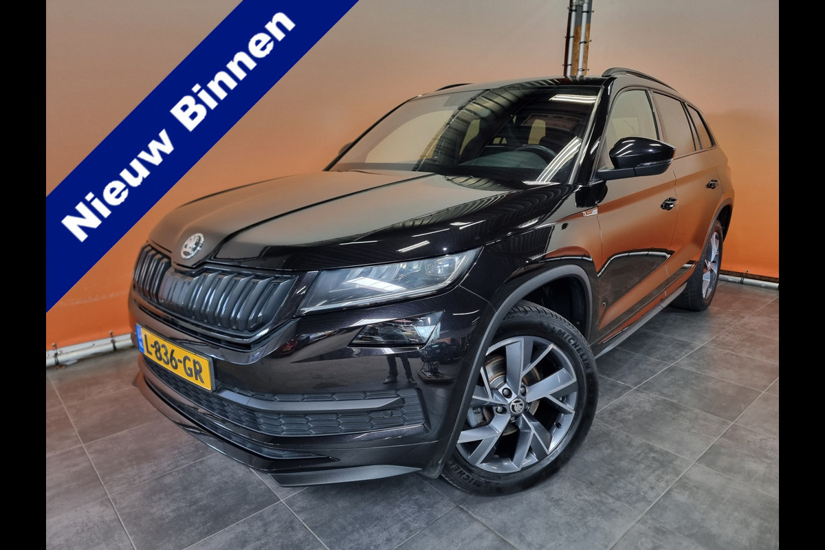 Škoda Kodiaq 1.5 TSI Sportline Business navi | trekhaak | dealer onderhouden | stoel en stuurverwarming | sportint Škoda Kodiaq 1.5 TSI Sportline Business navi | trekhaak | dealer onderhouden | stoel en stuurverwarming | sportint