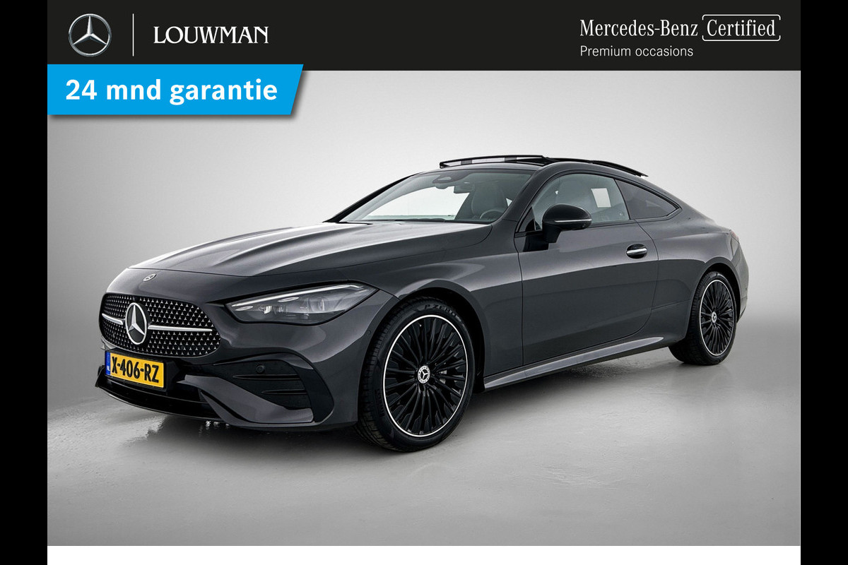 Mercedes-Benz CLE Coupé 200 AMG Line | Panoramadak |Multi spaaks Lichtmetalen velgen |"Night pakket | Parking support met camera achter |Haed-up display | Inclusief 24 maanden MB Certified garantie voor Europa. Mercedes-Benz CLE Coupé 200 AMG Line | Panoramadak |Multi spaaks Lichtmetalen velgen |"Night pakket | Parking support met camera achter |Haed-up display | Inclusief 24 maanden MB Certified garantie voor Europa.