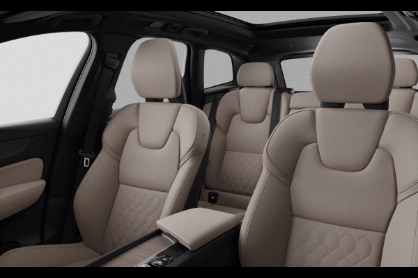 Volvo XC60 T6 350PK Automaat AWD Ultra Bright Climate / Luchtvering / Panorama dak / Head Up-Display / 360 Camera / Cardamom Leder / 21'' LM Velgen /