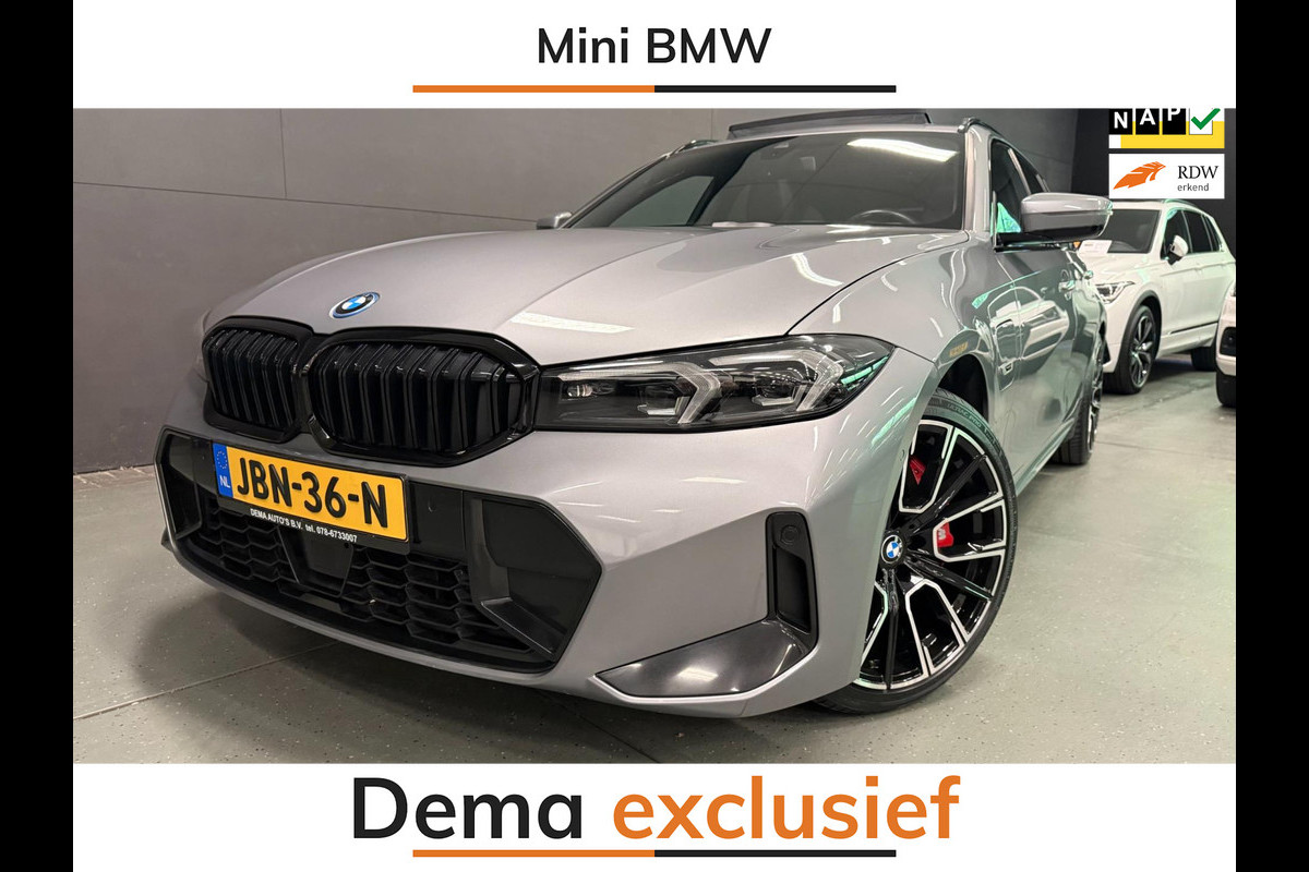 BMW 3 Serie Touring 330e M-SPORT BLACK-LINE 19'' PANO/V-COCPIT/DAB/CARPLAY/STOEL-M/LED/CAM///