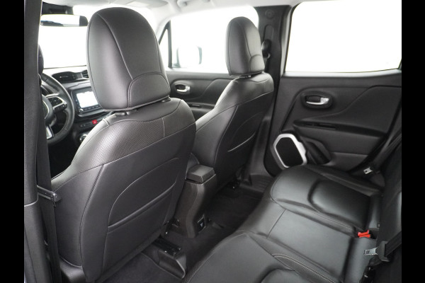 Jeep Renegade 1.4T AUT-6 Leer Navi Ecc 17''Lmv Stoel-Stuurverwarming Keyless Cruise Control Bluetooth Pdc Usb Led Mistlampen Lane-departure Isofix Privacy Glas Dakrails MultiAir Latitude Slechts 1361kg licht! / 75 /3mnd belasting