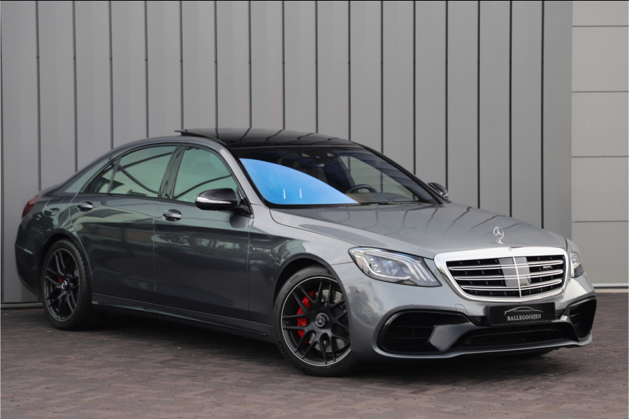 Mercedes-Benz S-Klasse 63 AMG 612PK 4-Matic+ Lang | Massage | Head-up | Keyles-go | Burmester | Panoramadak | Sfeerverlichting | Stoelkoeling | 2017.