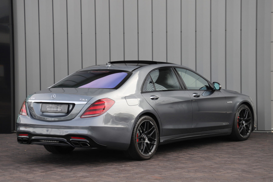 Mercedes-Benz S-Klasse 63 AMG 612PK 4-Matic+ Lang | Massage | Head-up | Keyles-go | Burmester | Panoramadak | Sfeerverlichting | Stoelkoeling | 2017.