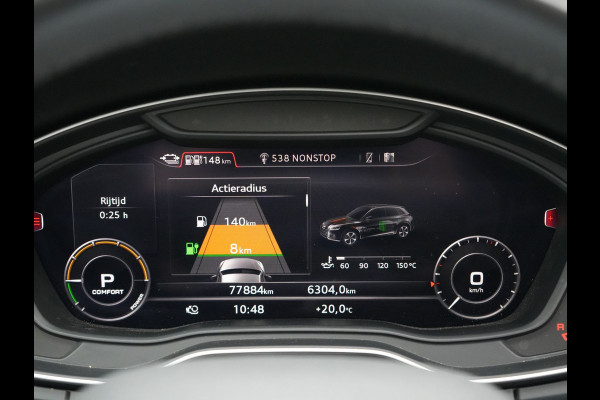 Audi Q5 55 TFSI e Quattro S Line Plug In Hybrid 367pk Dealer O.H PHEV | Luchtvering | Trekhaak af Fabriek | Panodak | Adaptive Cruise | Lederen Sportstoelen Massage & Memory | Head Up | 360 Camera | Keyless | Navigatie | DAB |