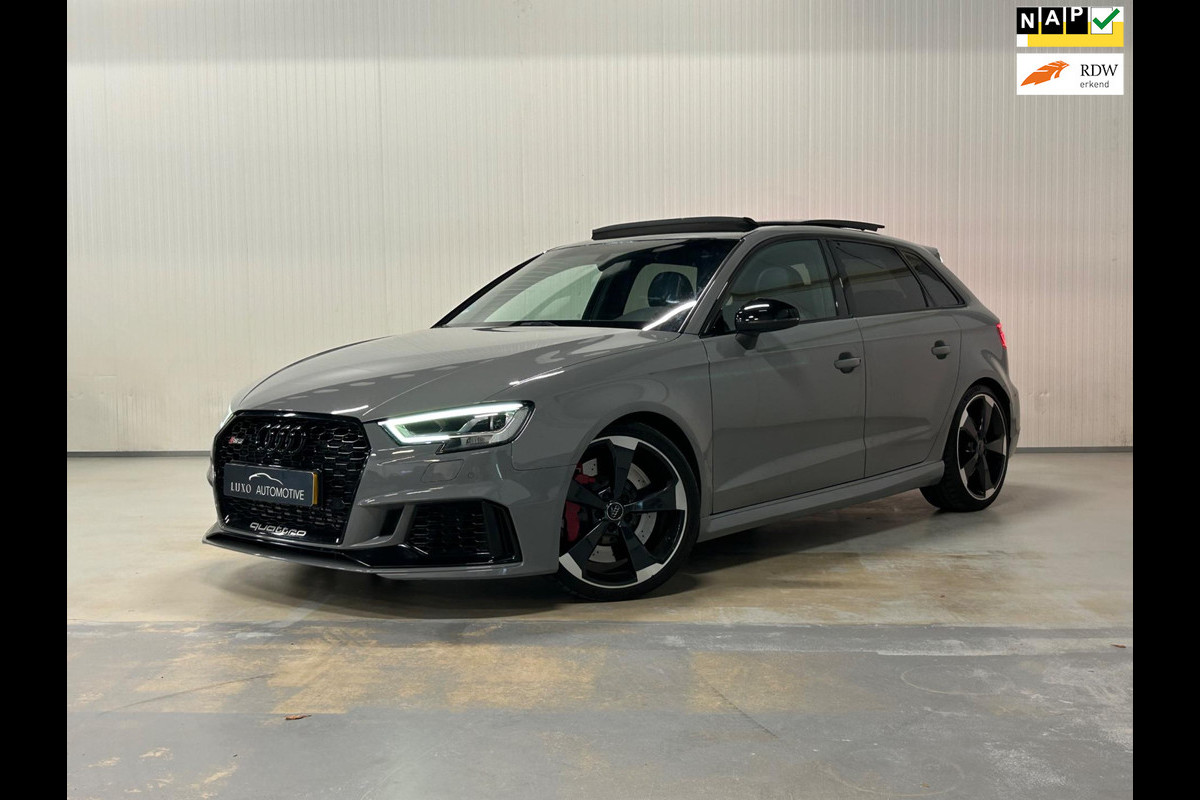 Audi RS3 Sportback 2.5 TFSI RS 3 quattro | PANO | B&O | MILTEK | BEARLOCK Audi RS3 Sportback 2.5 TFSI RS 3 quattro | PANO | B&O | MILTEK | BEARLOCK