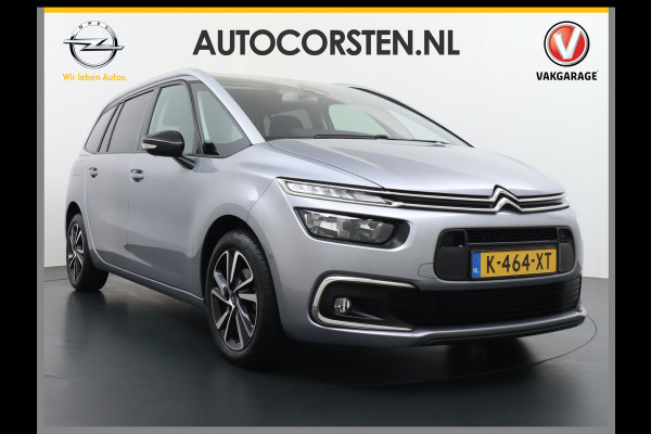 Citroën Grand C4 Spacetourer 1.2T 131pk Automaat 7-Persoons Apple Carplay Android Auto Camera Navi Pdc Keyless Stoelverwarming DAB Cruise Control Pdc Ecc Bluetooth Usb Led Isofix Lmv PureTech Shine Origineel Nederlandse Auto