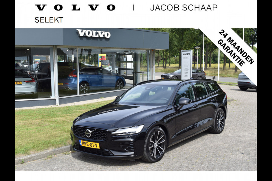 Volvo V60 2.0 T6 350 PK Plug-in hybrid AWD Plus Dark ACC | Pilot Assist | Stoel stuurverwarming | Camera | Harman Kardon