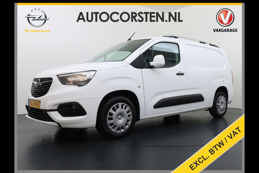 Opel Combo D 131PK L2H1 Trekhaak Airco Navi Camera Apple Carplay Android Auto Cruise Control Pdc DAB Edition+ 1.5CDTi 131pk/300Nm Betonplex Vloer Wandbetimmering Schuifdeur Exterieurpakket 2 Euro 6 1e Eigenaar Zeer Compleet 1200kg trekvermogen Uniek met dit vermogen!