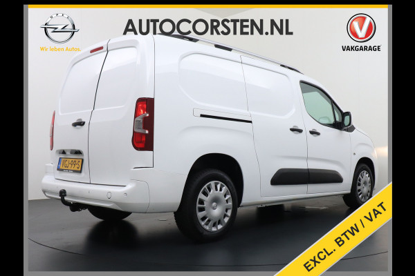 Opel Combo D 131PK L2H1 Trekhaak Airco Navi Camera Apple Carplay Android Auto Cruise Control Pdc DAB Edition+ 1.5CDTi 131pk/300Nm Betonplex Vloer Wandbetimmering Schuifdeur Exterieurpakket 2 Euro 6 1e Eigenaar Zeer Compleet 1200kg trekvermogen Uniek met dit vermogen!