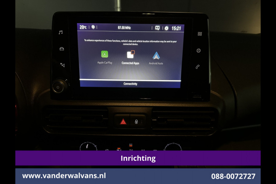 Opel Combo 1.5D 102pk L2H1 Inrichting Euro6 Airco | Camera | Navigatie | Cruisecontrol | Apple Carplay Android Auto, Parkeersensoren