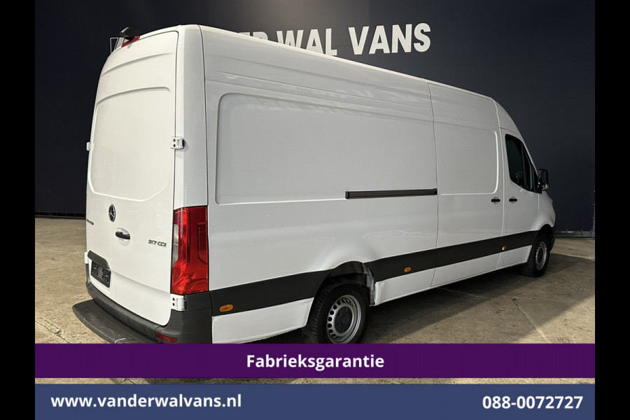 Mercedes-Benz Sprinter 317 CDI 170pk L3H2 Fabrieksgarantie Euro6 BPM VRIJ Airco | Camera | Apple Carplay | Android Auto | Cruisecontrol Bijrijdersbank,