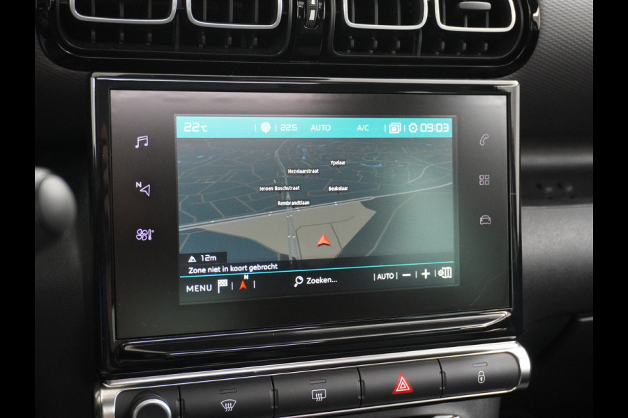 Citroën C3 Aircross T111PK AUT-6 Panodak 360°Camera Apple Carplay Android Navi Ecc Cruise Control Stoelverwarming S&S Shine PDC DAB+ Regen-Lichtsensor Bluetooth Connect Box PureTech Zeer complete Aircross met automaat!