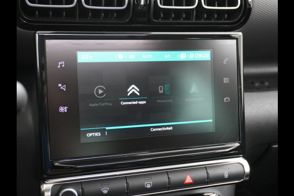 Citroën C3 Aircross T111PK AUT-6 Panodak 360°Camera Apple Carplay Android Navi Ecc Cruise Control Stoelverwarming S&S Shine PDC DAB+ Regen-Lichtsensor Bluetooth Connect Box PureTech Zeer complete Aircross met automaat!