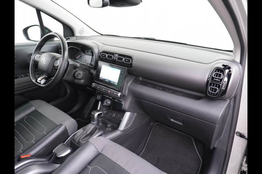 Citroën C3 Aircross T111PK AUT-6 Panodak 360°Camera Apple Carplay Android Navi Ecc Cruise Control Stoelverwarming S&S Shine PDC DAB+ Regen-Lichtsensor Bluetooth Connect Box PureTech Zeer complete Aircross met automaat!
