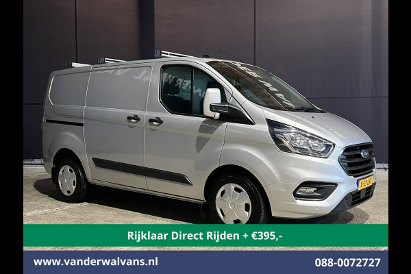 Ford Transit Custom 2.0 TDCI 130pk Automaat L1H1 Euro6 *Rijklaar Direct Rijden* Airco | LED | Apple Carplay | Cruisecontrol | Trekhaak Parkeersensoren, Stoelverwarming, Verwarmde voorruit, Dakdragers