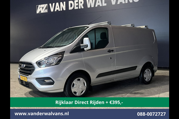 Ford Transit Custom 2.0 TDCI 130pk Automaat L1H1 Euro6 *Rijklaar Direct Rijden* Airco | LED | Apple Carplay | Cruisecontrol | Trekhaak Parkeersensoren, Stoelverwarming, Verwarmde voorruit, Dakdragers