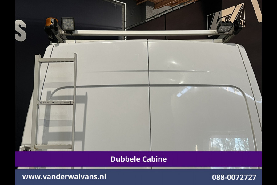 Opel Movano 2.3 Turbo 146pk L2H2 Dubbele cabine Euro6 Airco | Imperiaal | Omvormer | 2500kg Trekhaak Navigatie, Camera, Cruisecontrol, Parkeersensoren, 5-zits