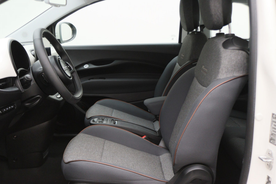 Fiat 500 Icon 42 kWh Virtual Cockpit, Camera, Rijstrooksensor, Cruise, Apple Carplay, DAB, 16''