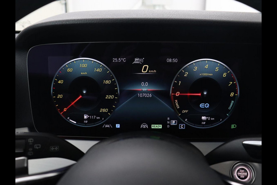 Mercedes-Benz E-Klasse 300e AMG Night | Adaptive cruise | Burmester | Stoelverwarming | Carplay | Camera | Park Assist | Sfeerverlichting | Half leder | PHEV | Plug In