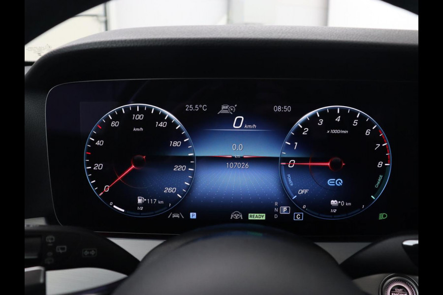Mercedes-Benz E-Klasse 300e AMG Night | Adaptive cruise | Burmester | Stoelverwarming | Carplay | Camera | Park Assist | Sfeerverlichting | Half leder | PHEV | Plug In