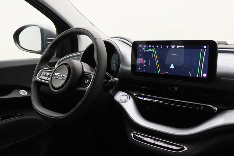 Fiat 500 Icon 42 kWh Full LED, Virtual Cockpit, Camera, Lane Assist, Apple Carplay, DAB, 16"