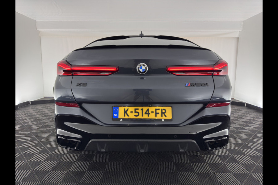 BMW X6 M50i High Executive M-Sportpack (INCL-BTW) Aut. *PANO | HEAD-UP | LASER-LIGHT | LUXURY-LEATHER | ADAPTIVE-CRUISE | SOFT-CLOSE | HARMAN/KARDON | BLIND-SPOT | MEMORY-PACK | BMW-INDIVIDUAL | HEATED-COMFORTSEATS | TOP-VIEW | CA