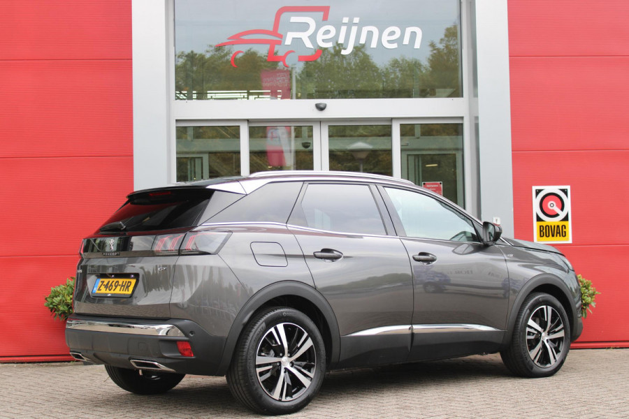 Peugeot 3008 1.2 Hybrid 136 GT | 360° CAMERA | NAVIGATIE | ADAPTIVE CRUISE CONTROL | APPLE CARPLAY/ANDROID AUTO | CLIMATE CONTROL | 18" LICHTMETALEN VELGEN | DODEHOEK DETECTIE | KEYLESS ENTRY/START | FULL LED KOPLAMPEN | PARKEERSENSOREN VOOR EN ACHTER | DAB+ RADIO | LANE ASSIST |