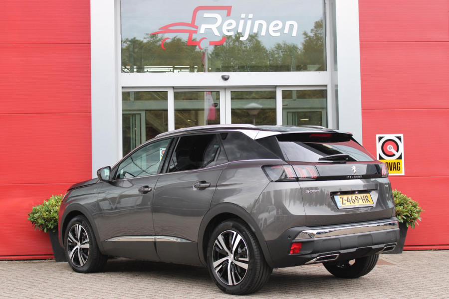 Peugeot 3008 1.2 Hybrid 136 GT | 360° CAMERA | NAVIGATIE | ADAPTIVE CRUISE CONTROL | APPLE CARPLAY/ANDROID AUTO | CLIMATE CONTROL | 18" LICHTMETALEN VELGEN | DODEHOEK DETECTIE | KEYLESS ENTRY/START | FULL LED KOPLAMPEN | PARKEERSENSOREN VOOR EN ACHTER | DAB+ RADIO | LANE ASSIST |