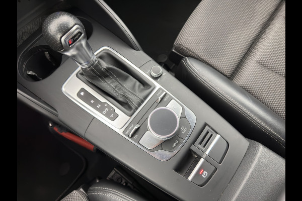 Audi A3 Limousine 35 TFSI CoD Advance Sport S-Line-Sportpack (INCL-BTW) Aut.*DIGI-COCKPIT | LEATHER-FABRIC | FULL-LED | HEATED-SPORTSEATS | AUDI-SOUND | DAB+ | NAVI-FULLMAP | ECC | PRIVACY-GLASS | PDC | CRUISE | 18''ALU*