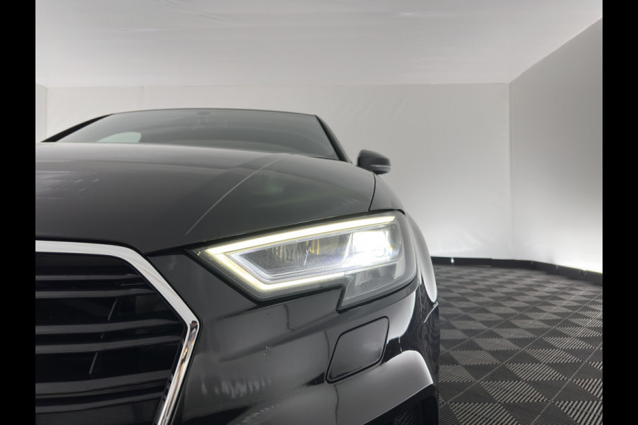 Audi A3 Limousine 35 TFSI CoD Advance Sport S-Line-Sportpack (INCL-BTW) Aut.*DIGI-COCKPIT | LEATHER-FABRIC | FULL-LED | HEATED-SPORTSEATS | AUDI-SOUND | DAB+ | NAVI-FULLMAP | ECC | PRIVACY-GLASS | PDC | CRUISE | 18''ALU*
