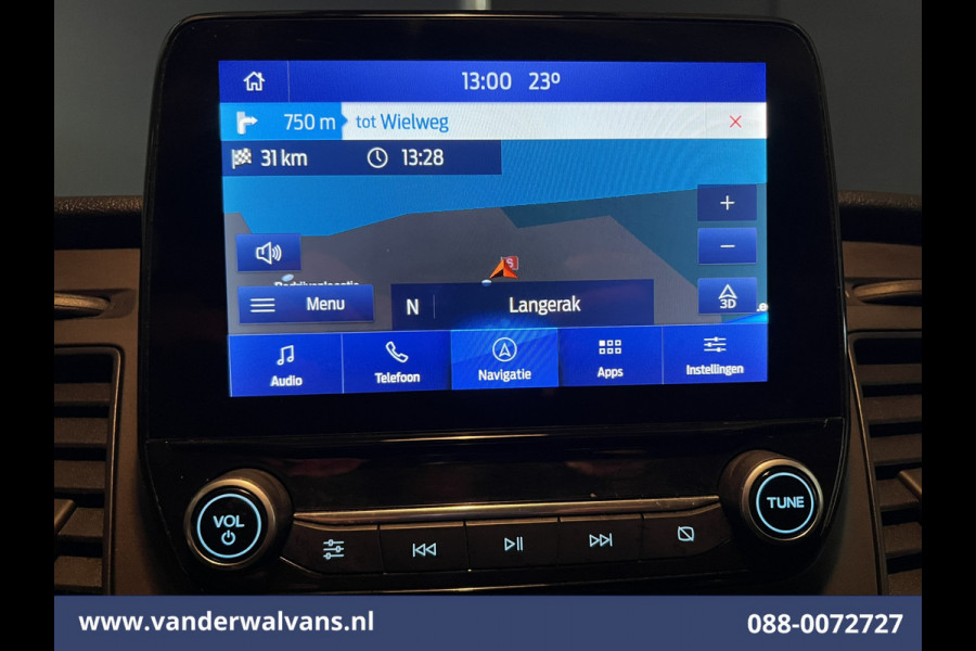 Ford Transit Custom 2.0 TDCI L2H1 Euro6 Airco | Camera | Navigatie | LED | Android Auto | Cruisecontrol | Stoelverwarming 2800kg trekvermogen, Verwarmde voorruit, Parkeersensoren, Bijrijdersbank