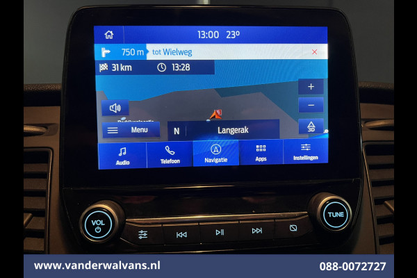 Ford Transit Custom 2.0 TDCI L2H1 Euro6 Airco | Camera | Navigatie | LED | Android Auto | Cruisecontrol | Stoelverwarming 2800kg trekvermogen, Verwarmde voorruit, Parkeersensoren, Bijrijdersbank