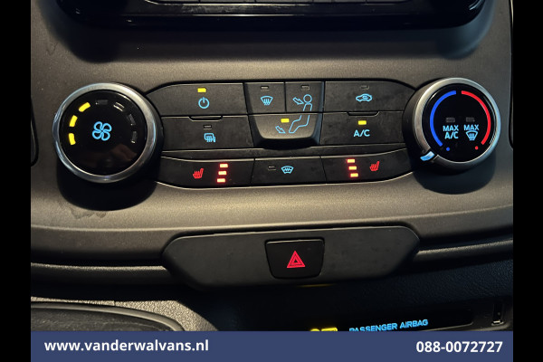 Ford Transit Custom 2.0 TDCI L2H1 Euro6 Airco | Camera | Navigatie | LED | Android Auto | Cruisecontrol | Stoelverwarming 2800kg trekvermogen, Verwarmde voorruit, Parkeersensoren, Bijrijdersbank
