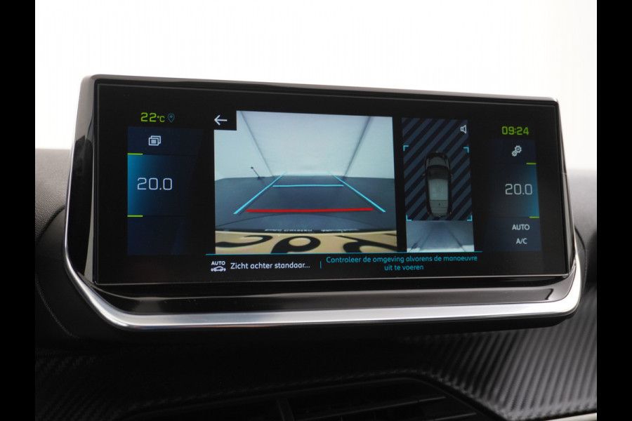 Peugeot e-208 EV Active 50kWh Automaat Apple Carplay Android Auto Navi Ecc 360°Camera Cruise Control Stoelverwarming Pdc DAB+ Keyless Privacy Glas Led Isofix Regen-Lichtsensor Rijstrooksensor Verkeersbord detectie