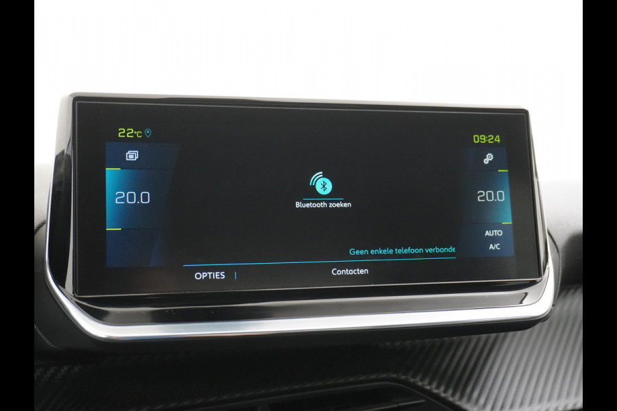 Peugeot e-208 EV Active 50kWh Automaat Apple Carplay Android Auto Navi Ecc 360°Camera Cruise Control Stoelverwarming Pdc DAB+ Keyless Privacy Glas Led Isofix Regen-Lichtsensor Rijstrooksensor Verkeersbord detectie