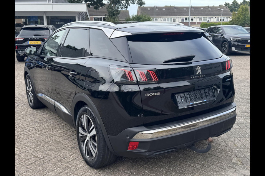 Peugeot 3008 1.6 HYbrid 300 Allure PHEV | 4x4 | Trekhaak | Nappa leder | Stoelverwarming | Achteruitrijcamera | Navigatie